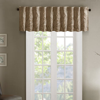 Andora Faux Silk Embroidered Single Window Valance