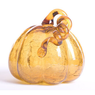 Luna Amber Crackle Pumpkin