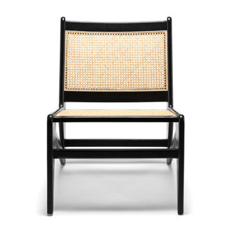 Chandigarh Jeanneret Kangaroo Cane Accent Chair