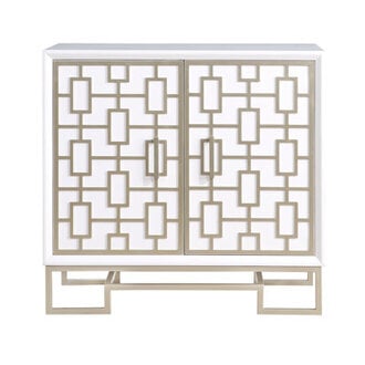 Stainless Steel 2 - Door Accent Cabinet