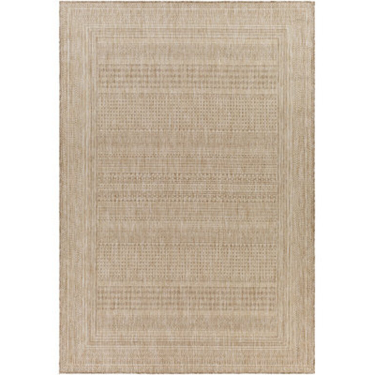 Camar Oriental IndoorOutdoor Area Rug in Khaki