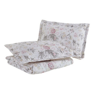 Laura Ashley Breezy Floral Cotton Reversible Quilt Set