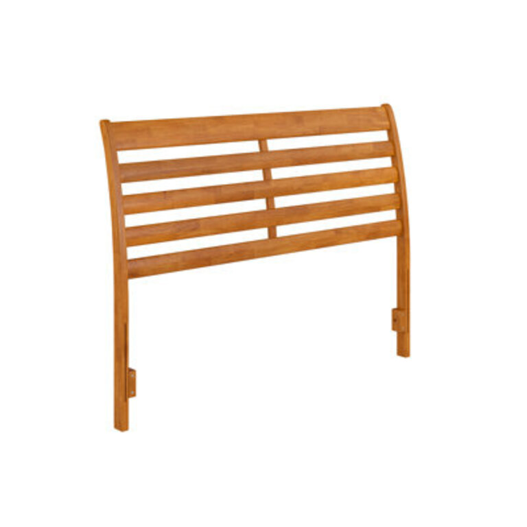 Ashmun Solid Wood Sleigh Slat Panel Headboard