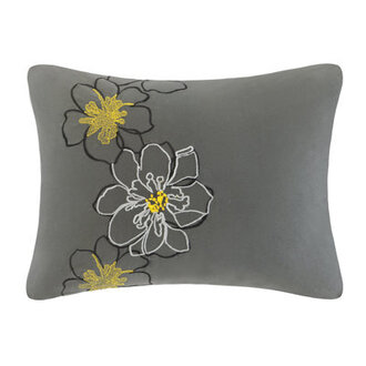 Allison Floral Duvet Cover Set with Throw Pillow