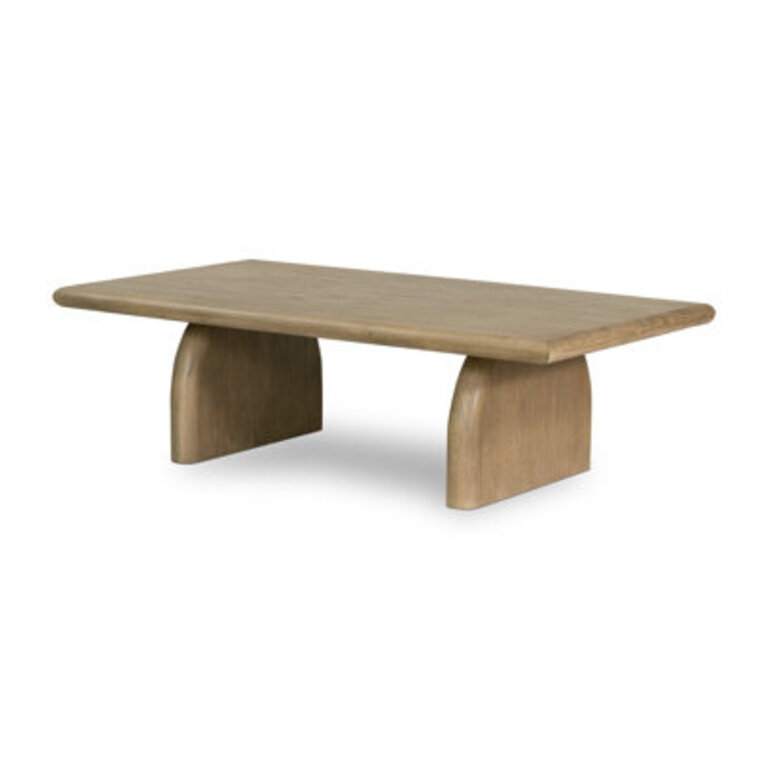 Fen Solid Wood Top Single Coffee Table