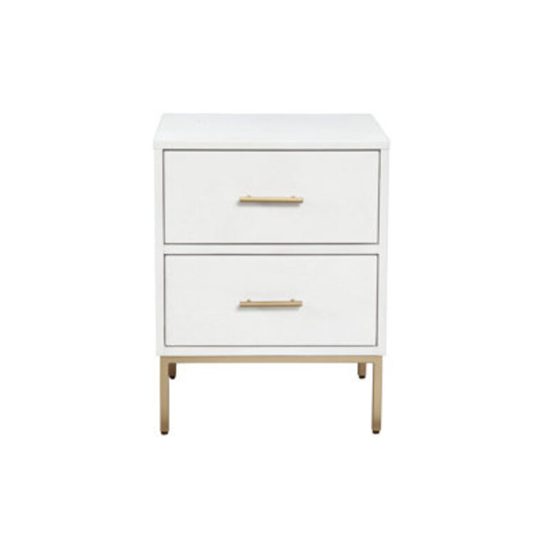 Marino Two Drawer Nightstand