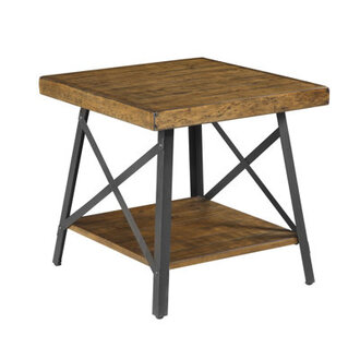 Laguna Solid Wood End Table with Storage