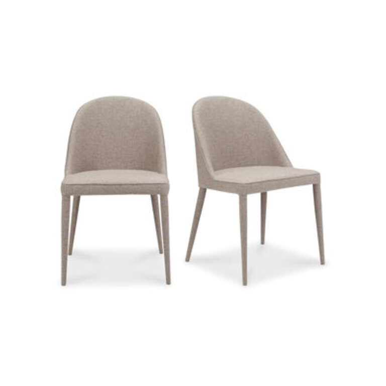 Brennon Upholstered Side Chair in Beige