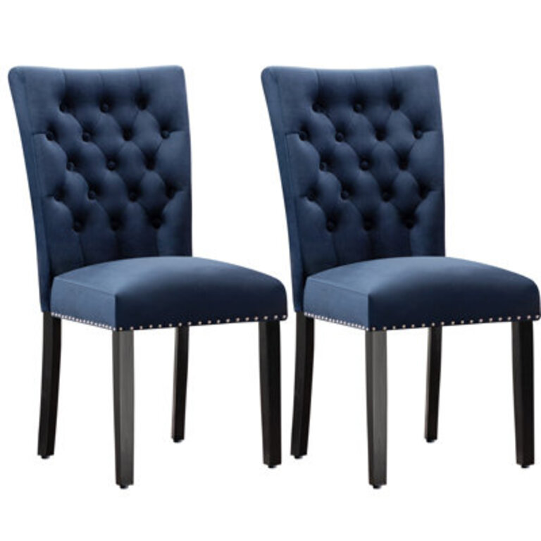 Amdan Tufted Velvet Modern Dining Chair