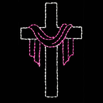 Cross LED Lighted Display