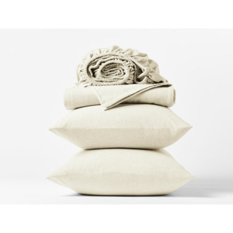 Cloud Brushed Organic Flannel Sheet Set