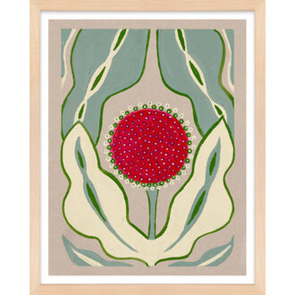 Enette Magical Poppy 2 by Andrea Stokes - Single Picture Frame Print