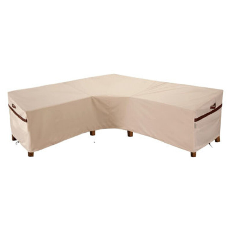 Patio V-Shaped sectional sofa cover outdoor