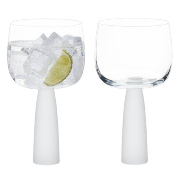 Peri 17oz Glass Gin Balloon Glass Stemware Set