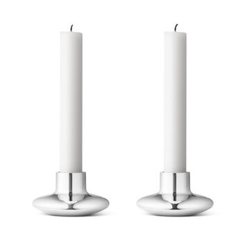 Henning Koppel Small Stainless Steel Candlestick
