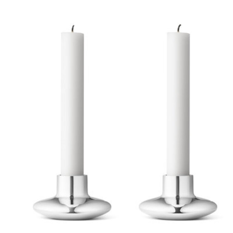 Henning Koppel Small Stainless Steel Candlestick