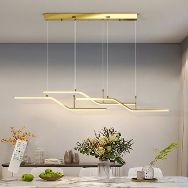 Lorisa 3 - Light Kitchen Island Linear LED Pendant