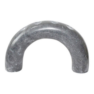 Arched Grey Marble 4- Pillar Candle Holder