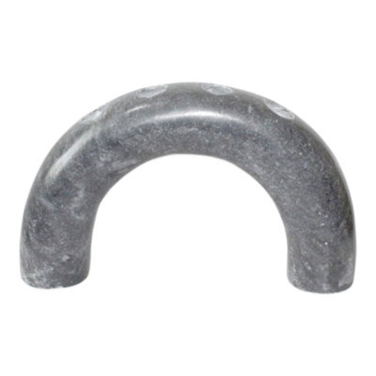 Arched Grey Marble 4- Pillar Candle Holder