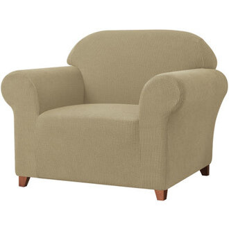 1-Piece Jacquard Stretch Sofa Cover Polyester Spandex Couch Slipcover Universal Fit Living Room Furniture Protector