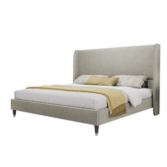 Belo Upholstered Low Profile Platform Bed