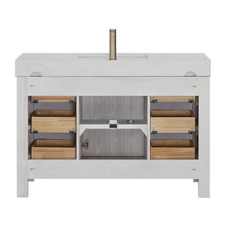 Ambree 48 Single Bathroom Vanity with Composite Stone Top