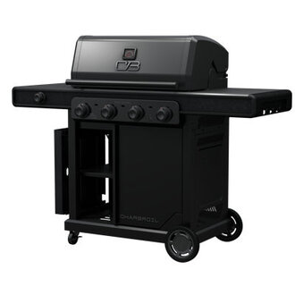 Charbroil Pro Series 4-burner Infrared Propane Gas Grill Griddle and Charcoal Combo with Side Burner