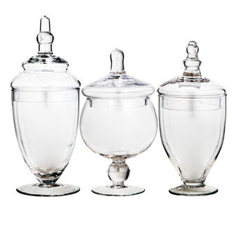 Brentten Glass Apothecary Jar