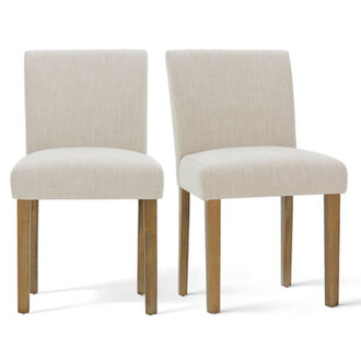 Set of 2 Alesana Linen Chairs