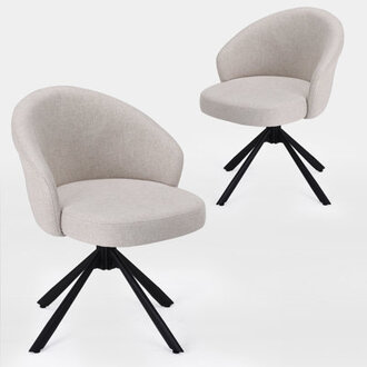 Margeret Swivel Upholstered Dining Chair