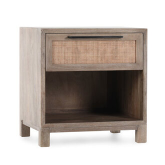 Cara 1 - Drawer Cane Nightstand