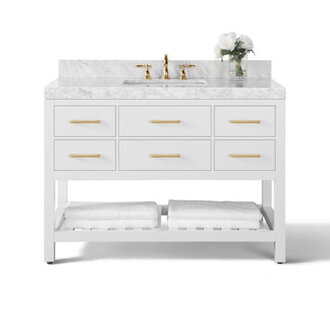 Carrie 48 Single Bathroom Vanity with Top
