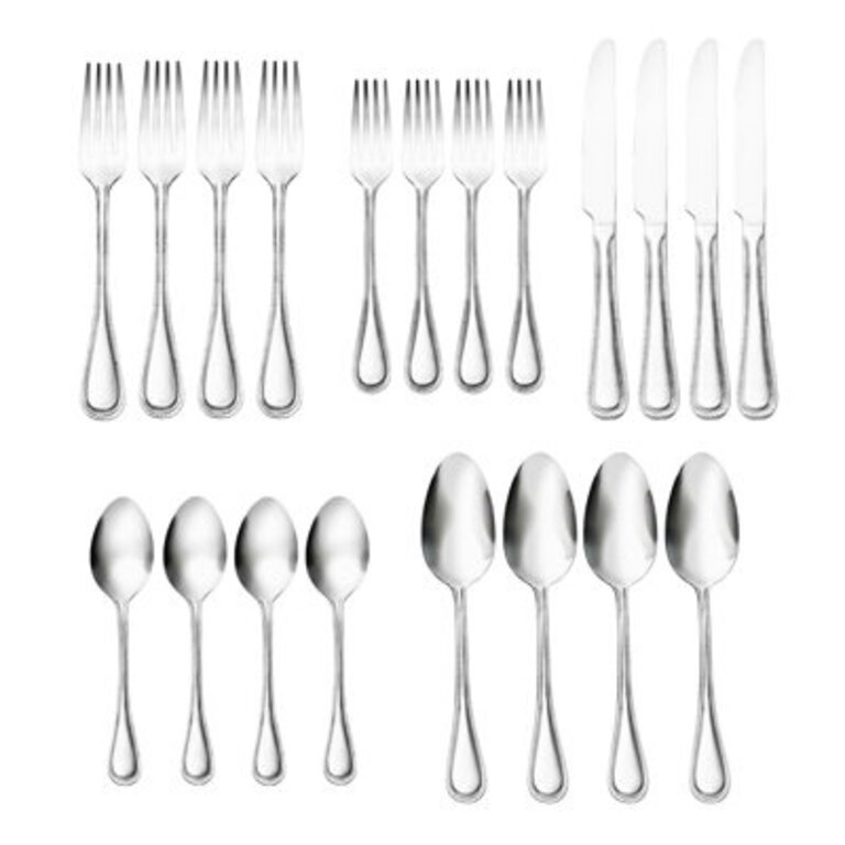Pearl 20 Piece Flatware Set Service for 4