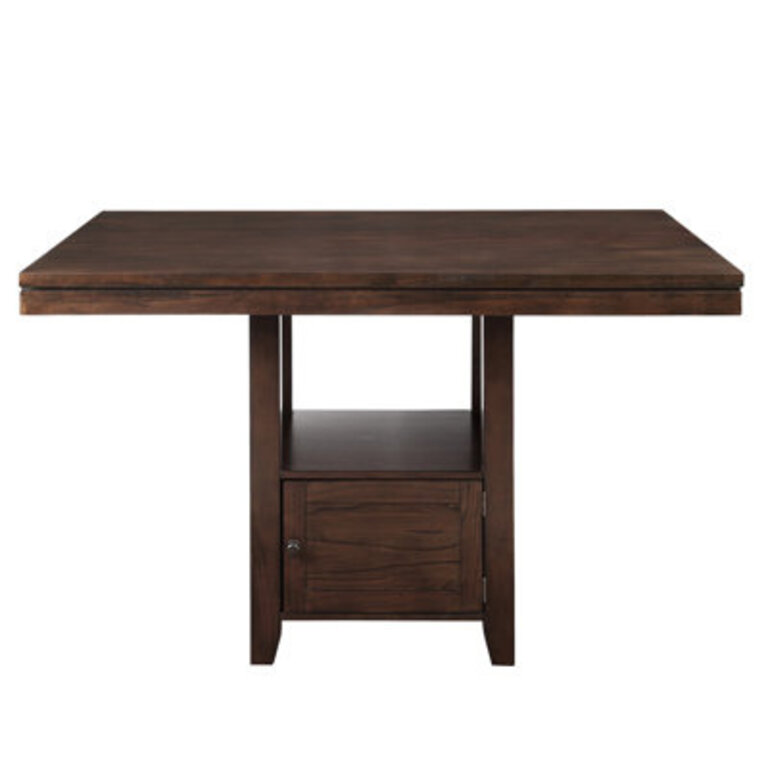 Kittle Counter Height Wood Pedestal Dining Table