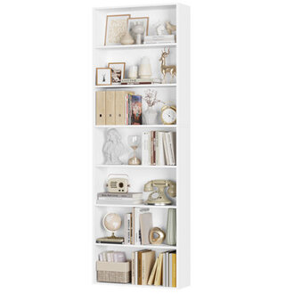 Idlewild 825 H Standard Bookcase 7-Tier Open Bookcase Home Library Bookcase