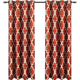 Neida Polyester Room Darkening Curtain Pair