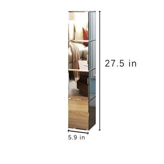 Gudrun Handmade Square Glass Floor Vase