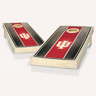2 x 4 NCAA Team Stain Stripe Solid Wood Cornhole Set