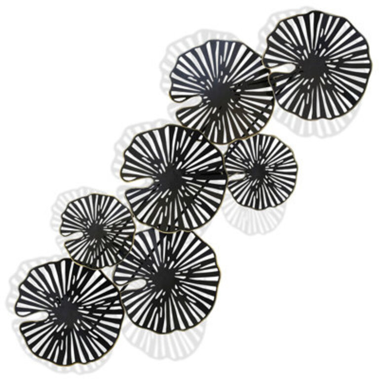 Glam Ornamental Wall Decor on Metal