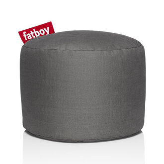Point Stonewashed Pouf Ottoman