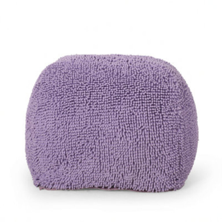 Stylish look Microfiber Square Pouf Easy to MaintainFilled with Polystyrene Beads