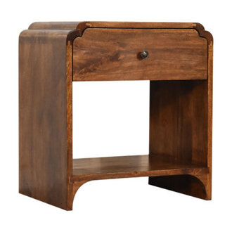Atzimba 177 W Solid Wood Nightstand