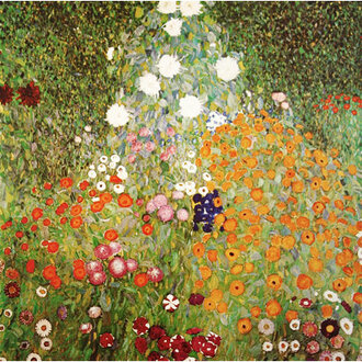 Flowery Garden  by Gustav Klimt