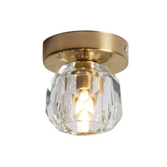 Munshi 1-Light 47 Crystal Flush Mount Ceiling Light