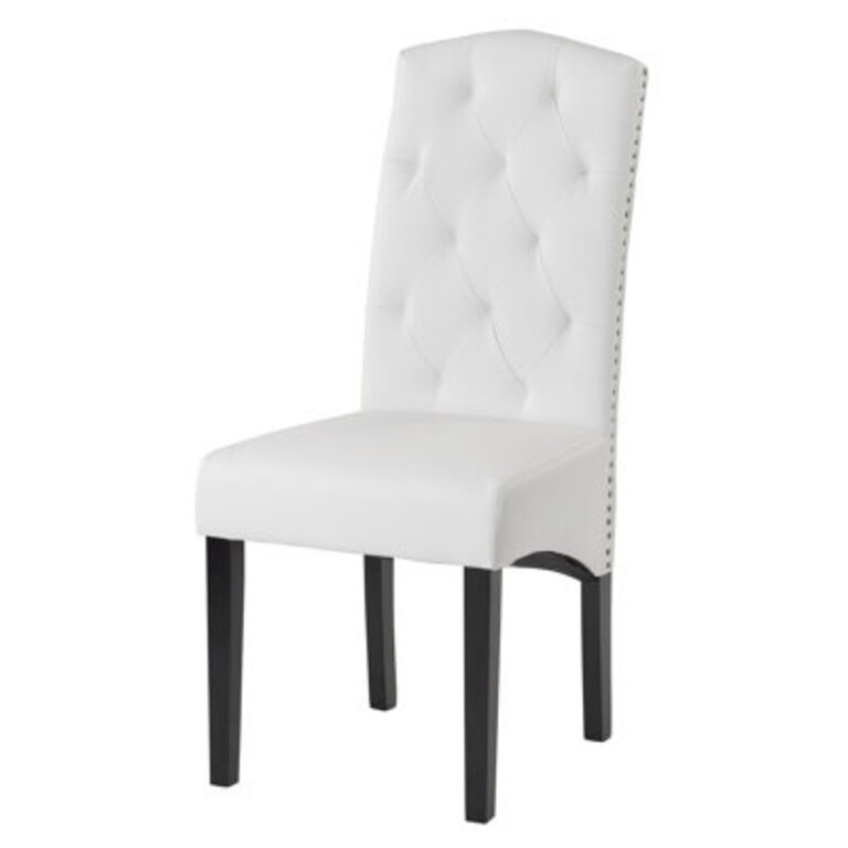 Faux Leather Side Chair