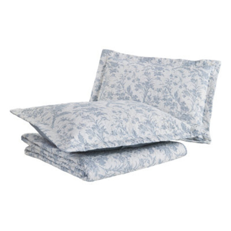 Laura Ashley Amberley Reversible Cotton Quilt Set