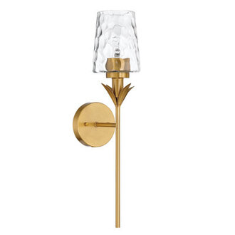 1 - Light Steel Gold Dimmable Wallchiere
