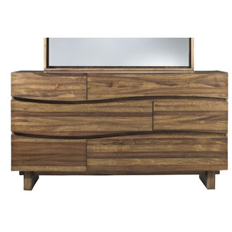 Hiram 6 Drawer 64 W Solid Wood Dresser