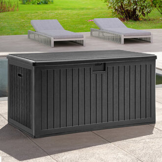 YITA 230 Gallons Water Resistant Deck Box with Flexible Divider