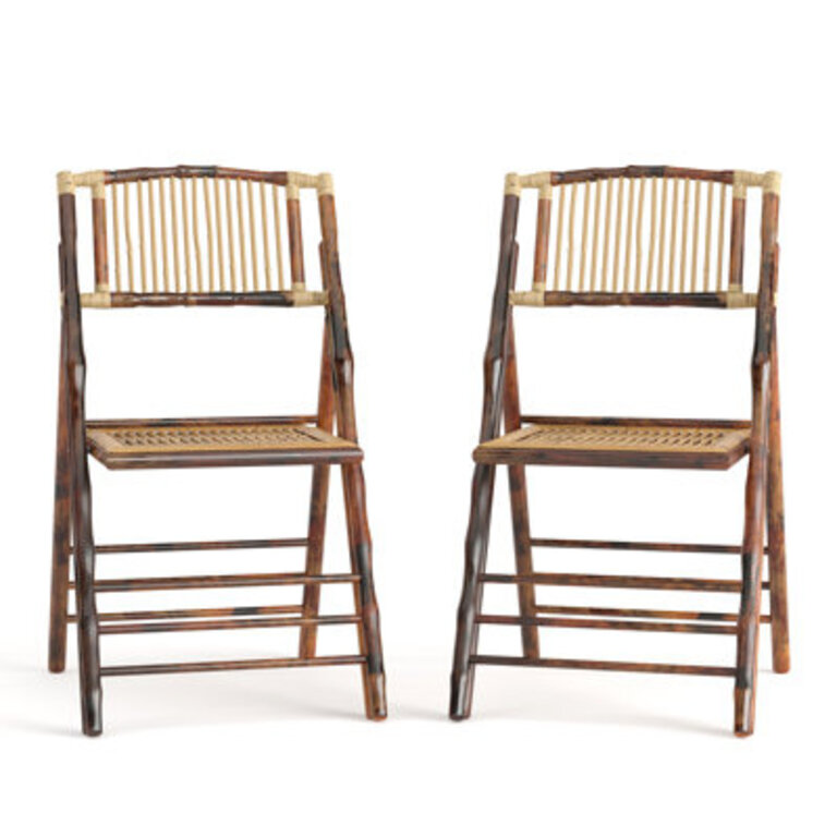Elliott Bamboo Wood Folding Chair - Event Folding Chair - Commercial Folding Chair